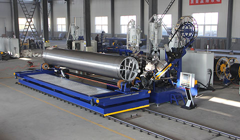 HDPE/PP Spiral Profile Pipe Machine