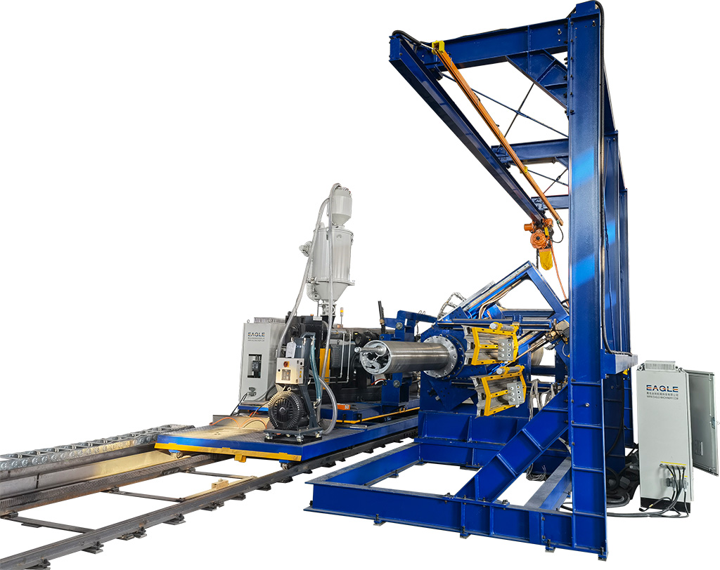 krah pipe, krah machine, helical extrusion, profilline pipe,profileen pipe, profilline machine,structured wall non-pressure pipes