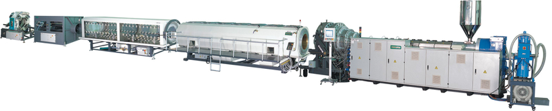 HDPE pipe extrusion line