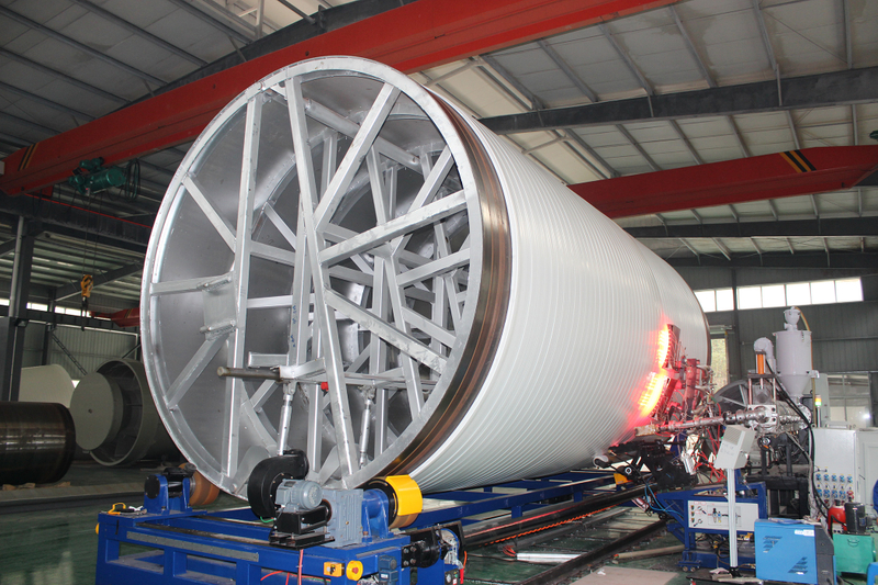HDPE/PP Helically Wound Spiral Tanks Machine