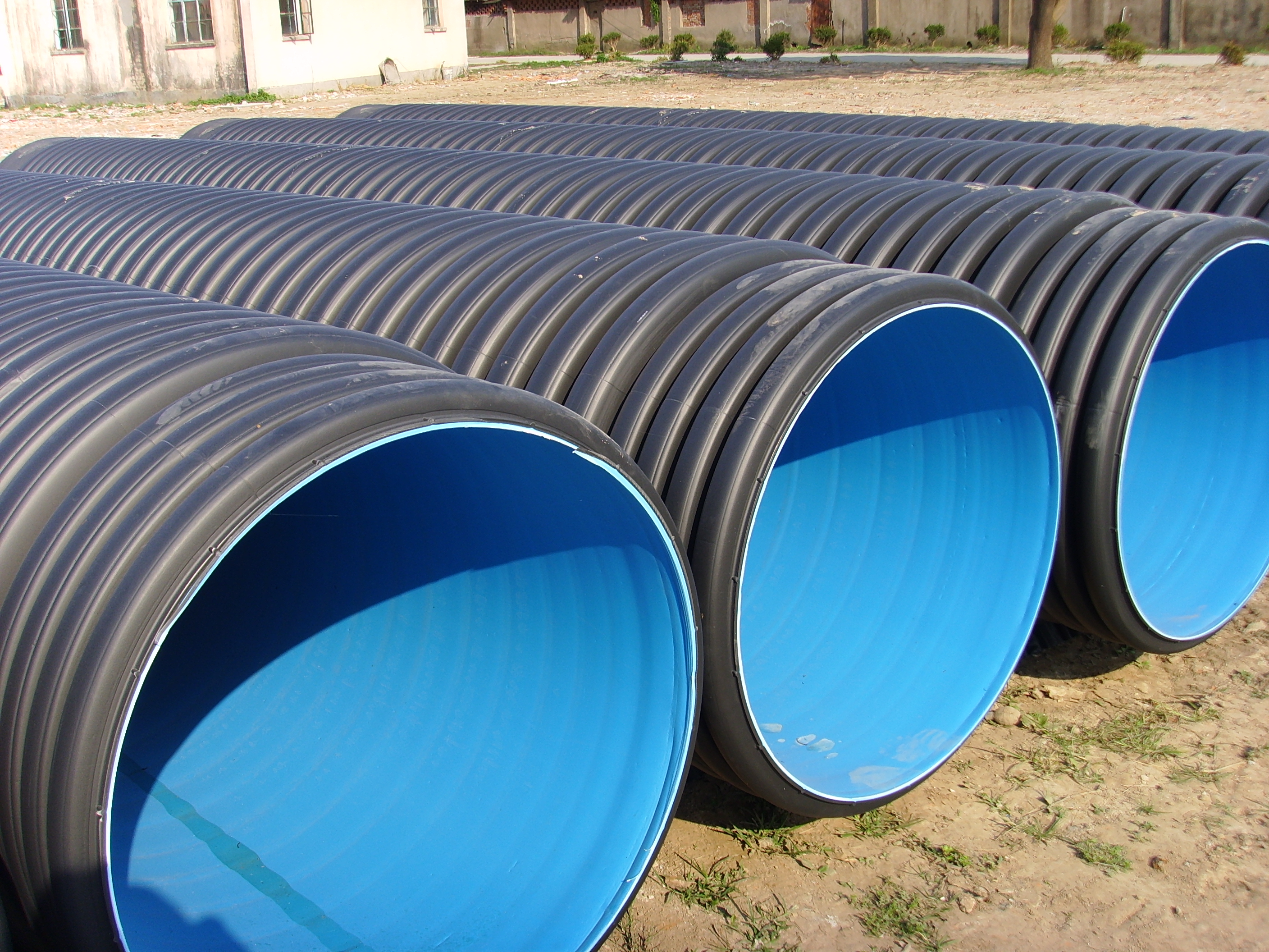 double wall corrugated pipe,dual wall corrugated pipe,single wall corrugated pipe, corrugator, pipe corrugator, drainage pipe machine, sewerage pipe machine